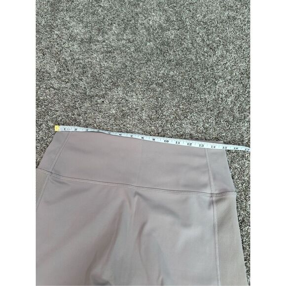 offline by aerie goals shortie high rise 4” biker shorts mauve XL ribbed sides - Picture 4 of 6